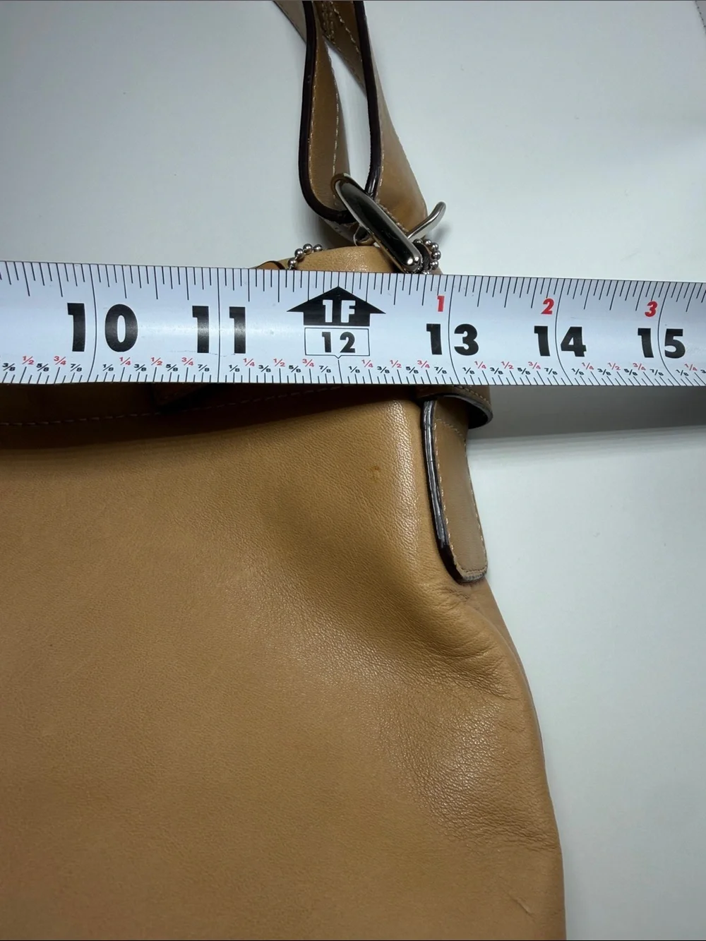 Coach Caramel Leather Shoulder Hobo